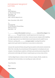 Attach your cover letter to the email. Internship Request Letter Format Tips Sample Leverage Edu