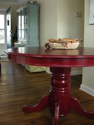 This Full Life Dining Room Table Take Two Painted Dining Table Painted Kitchen Tables Red Kitchen Tables
