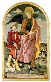 La statua di san raffaele arcangelo con tobia è in legno d'acero (o di tiglio per le misure superiori ai 40 cm), dipinto con colori a olio e dorato con foglia oro ossidata. L Arcangelo Raffaele E Tobia Museo Basilica S Maria Delle Grazie