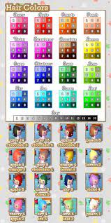 Scopri ricette, idee per la casa, consigli di stile e altre idee da provare. Hair Custom Design Colour Guide Animal Crossing Amino