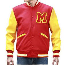 Michael jackson varsity jacket thriller jacket includes ribbed knitted bottom hemline, cuffs, and collar with front button closure. Thriller Letterman Michael Jackson Jacket William Jacket
