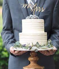 Rustic Wedding Cake Two Tiered Wedding Cake Torta De Novios Rustica Torta De Novios De Tiered Wedding Cake Simple Wedding Cake Simple Wedding Cake Rustic