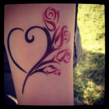 Black And Red Rose Tattoo Meaning Black Heart Tattoo Google Search Heart Tattoo Red Rose Tattoo Rose Heart Tattoo