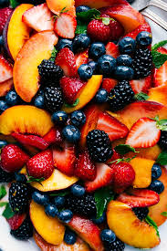 The Best Ever Easy Fruit Salad Recipes With Fresh Peaches Blueberries Strawberries Blackber Fruit Salad Recipes Easy Fruit Salad Recipes Fresh Peach Recipes