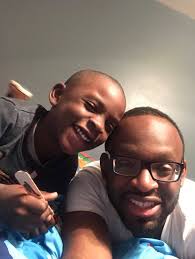 Yesterday while Tre and his little brother called my name non-stop I told  him I was changing my name and that my name is not Daddy anymore! His  response: "Hey Tracy...Tracy, Tracy,