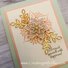 Greeting cards can be printed in a variety of sizes. Card Making Made Easy With Happiness Surrounds Stamp Set Creating With Allie Cards Handmade Cards Greeting Cards Handmade