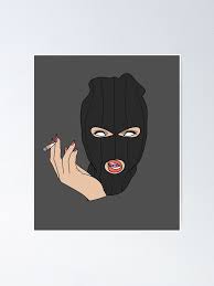 Check spelling or type a new query. Skimask Weed And Mdma Female Gangster Demon Eyes Illustration Poster By Prodbynieco Redbubble