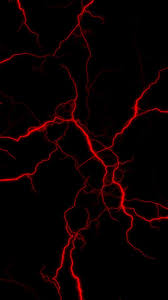 Electric ball and lightning strike, impact place, plasma sphere or magical energy flash in blue color isolated on black background. Red And Black Lightning Wallpapers Wallpaper Cave