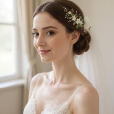 Elegant Pearl Combs and Clips for the Bride