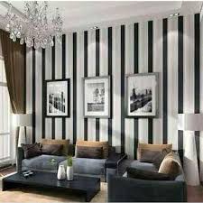 Wallpaper dinding kamar ruang tamu 45cm x 10m minimalis garis ungurp102000. Wallpaper Sticker Dinding Ruang Tamu Gm 552 Garis Hitam Putih Terbaru Agustus 2021 Harga Murah Kualitas Terjamin Blibli