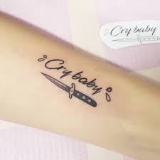 Glossy, matte, and transparent options in various sizes. Cry Baby Cry Tattoo Tattoodesigns Ink Tats Inspiracao Para Tatuagem Tatuagem Tatuagens Bonitas