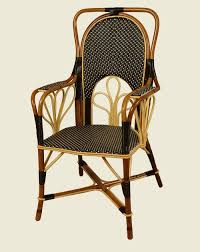 Fauteuil Trefle Noir Blanc Fauteuil Rotin Chaise Bistrot Fauteuil
