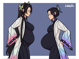 Luna (Comms Open) on X: 🩷 Kanae and Shinobu 💜 The butterfly sisters  C0MM for Anonymous pregnant pregnantart t.coPc5IjjqkGy  X