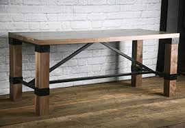 Look for pot rack designs for added functionality. Amazon Com Rustic Industrial Farmhouse Table Walnut Desk Rustic Kitchen Island Modern Conference Table Retail Display Reclaimed Wood Available Handmade