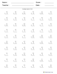 A printable 13*13 multiplication worksheet is ideal for young mathematicians to learn and memorize the multiplication tables. 4th Gradeltiplication Worksheets Tremendous Free Test Printable Jaimie Bleck