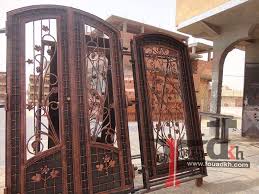 اجمل واحدث ديكورات ابواب حديد مشغول و بوابات حديد 2014 من اعملنا Doors Decor Home Decor