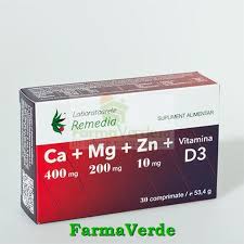 Calciul are un efect usor relaxant asupra sistemului nervos, un aport moderat de calciu si magneziu plus vitaminele va aduce o imbunatatire a situatiei, dar trebuie neaparat un consult psihiatric la un medic bun. Ca Mg Zn D3 30 Cpr Remedia