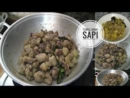 Supaya lebih hemat dan puas menikmatinya, yuk buat sendiri di rumah dengan resep mudah ini. Resep Tumis Lemak Sapi Youtube