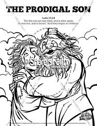 Bible coloring page illustrating the parable of the prodigal son which demonstrates god's love for us. The Prodigal Son Sunday School Coloring Pages Sunday School Coloring Pages