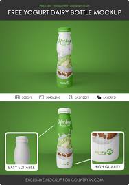 Download 230 Best Yogurt Mockup Templates Free Premium