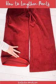 How To Lengthen Pants In 2021 Altering Clothes Bias Tape Sewing Tutorials