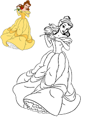 Click the bella from fingerlings coloring pages to view printable version or color it online (compatible with ipad and android tablets). Belle Coloring Book And The Proposed Version Of Decorating The Princess Razukraski Com