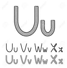 Letter v words for kids/ words that start with letter v/ phonics. Vector Bindfaden Schrift Alphabet Einfaches Seil Buchstaben U U V V W W X X Illustration Lizenzfrei Nutzbare Vektorgrafiken Clip Arts Illustrationen Image 63498808