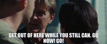 YARN | Get out of here while you still can. Go now! Go! | Red Dawn | Video  gifs by quotes | a5628317 | 紗