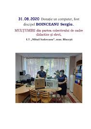 În timp ce studia la gimnaziu, în 1897, intenționează să alcătuiască, împreună cu un coleg. MulÈ› Lt Mihail Sadoveanu Or Hincesti PaginÄƒ OficialÄƒ Facebook
