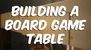 Custom diy board game table. Building A Board Game Coffee Table Youtube