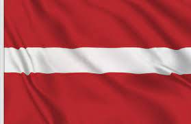 How does that even work, like, where do you get a flag like that? Latvia Flag