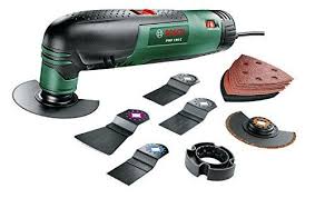 Bosch Outil Multifonction Universal Pmf 190 E Set Avec Coffret 7 Accessoires Et 1 Set De Feuilles Abrasives 06031005 Outil Multifonction Multifonction Bosch