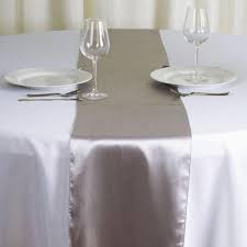 12 X108 Silver Satin Table Runner Silver Table Table Cloth Banquet Decorations