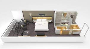 Pan Pacific Singapore Deluxe Balcony Room 46sqm 495sq Ft Ruangan Hotel Studio