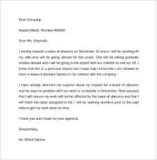 A application for leave of absence will help you out with any of these issues. Free 12 Leave Of Absence Letter Templates In Pdf Ms Word Pages Google Docs