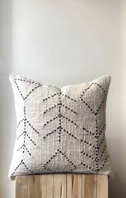 Black And White Boho Pillow Covers Natural Boho Raw Cotton Pillow Organic Cream Neutral Colour Etsy Boho Pillows Boho Cushions Cotton Pillow