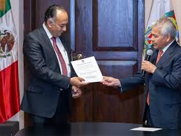 Bernardo martí nez, secretario de gobierno de euge nio elorduy. Por Indicaciones Del Gobernador Miguel Barbosa David Mendez Rinde Protesta Como Secretario De Gobernacion
