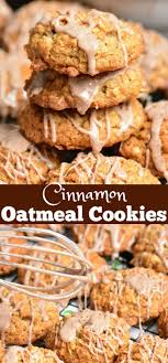 Cinnamon Oatmeal Cookies Are Soft Chewy And Delicious This Oatmeal Cookie Recipe Is Ma Oatmeal Cookie Recipes Cinnamon Oatmeal Cookies Oatmeal Cookies Chewy