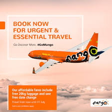 Mango flights from johannesburg to durban prices. Mango Airlines Go Discover More Go Mango With Our Affordable Fares Including Free 20kg Checked In Luggage And A Free Date Change For Your Immediate And Urgent Essential Travel While We Also