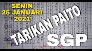 Tarikan Paito Sgp Senin 25 Januari 2021 Prediksisgp Youtube