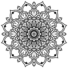 A beautiful mandala coloring page with a giraffe head, of great quality and originality. Modern Mandala Coloring Page Babadoodle