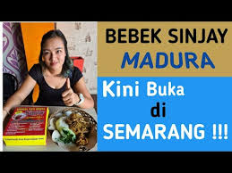 Melancong ke semarang, jangan lewatkan kulinernya. Kuliner Semarang Baru Bebek Sinjay Cabang Bangkalan Madura Buka Di Ungaran Wisata Kuliner Hits Youtube