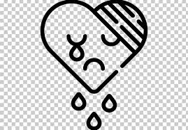 Begin by drawing a long, curved line to form one side of the heart shape. Heart Sadness Drawing Png Clipart Area Black And White Body Jewelry Broken Heart Circle Free Png