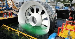 Openhydro Trialling The New 16m Open Centre Turbine Before Its Deployment In Brittany Tidal Power Green Energy Tidal Energy