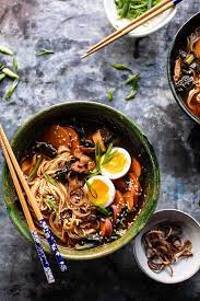 Feel Good Spicy Ramen With Sweet Potatoes And Crispy Shallots Half Baked Harvest Recipe Spicy Ramen Crispy Shallots Healthy Recipes
