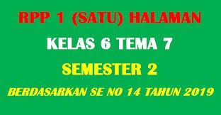 Agar lebih jelas, kami berikan contoh rpp seni budaya kelas 8 semester genap 1. 19 Rpp 1 Lembar Kelas 6 Semester 1 Tema 1 Pictures In 2020