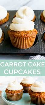 If It Has Carrots In It It S A Health Food Right Yummy Carrot Cake Cupcakes From Dessertfortwo Com Easy Easter Desserts Cupcake Recipes Carrot Cake Recipe