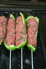 Brochettes De Poivrons Farcies A La Kefta Passion Culinaire By Minouchka Recettes De Cuisine Kefta Poivrons Farcis