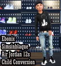 Shoes, shoes for females tagged with: Ebonix Simsinblaque Child Nikes Jordans Sims 4 Children Sims 4 Toddler Sims 4 Cc Kids Clothing