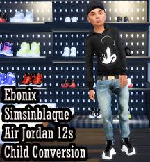 The sims 4 urban cc finds: Ebonix Simsinblaque Child Nikes Jordans Sims 4 Children Sims 4 Toddler Sims 4 Men Clothing
